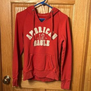AEO American Eagle women’s hoodie size S Orange